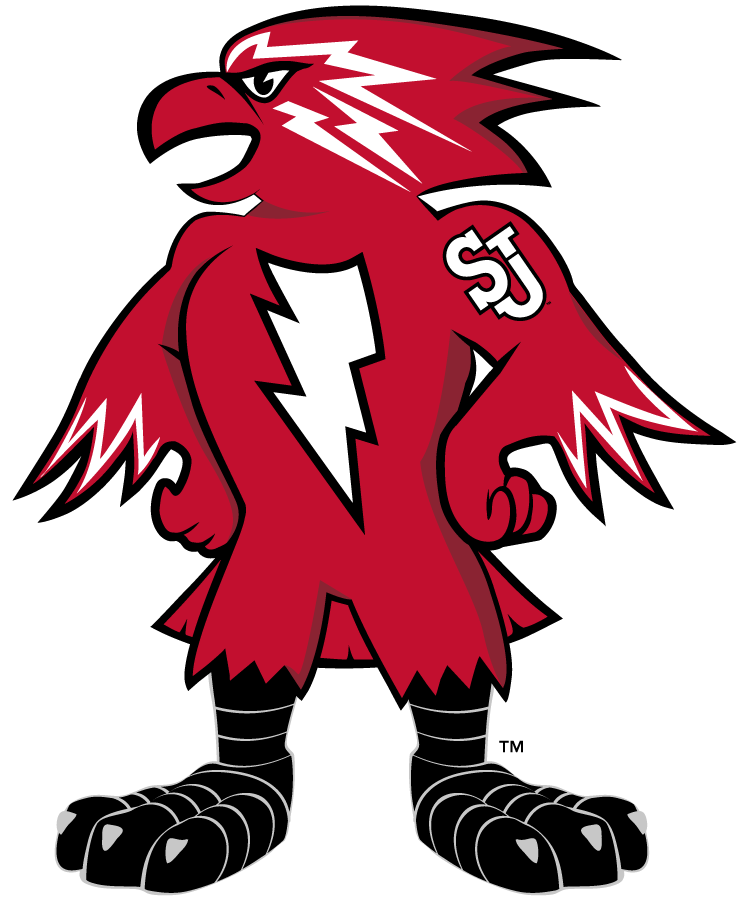 St. John's Red Storm 2013-2015 Mascot Logo v3 iron on transfers for clothing